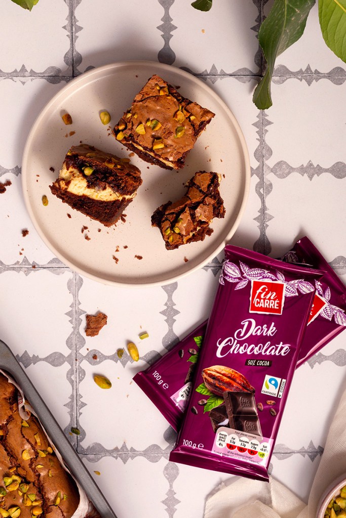 Decadent, one-pot, Tahini Cheesecake Brownies You’ll Love