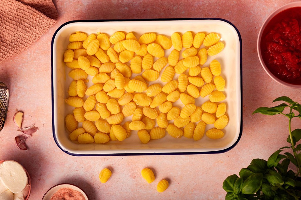 Gnocchi Alla Sorrentina
Sorrento-style Baked Gnocchi with Tomato Sauce and Mozzarella
